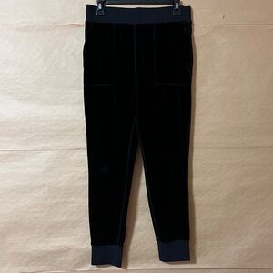 Rag & Bone Jean | Velvet Scout Jogger Pants Pull-On Velour Black Size S